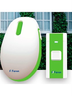 Звонок Feron электрический дверной (35 мелодии) белый, зеленый Е-375 23688 - фото 87804