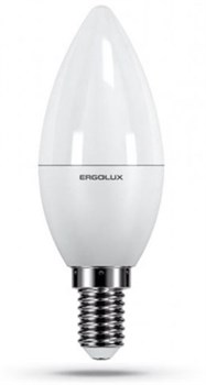 Лампа светодиодная ERGOLUX свеча LED-C35-7W-E14-4500K 12135 - фото 88284