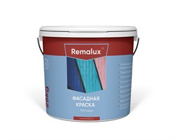 Краска водоэмульсионная фасадная матовая REMALUX 25кг - фото 88311