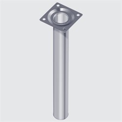 Ножка стальная, труба/LOSE/D30/M10/30cm weiss alum.11100-00037 - фото 88611