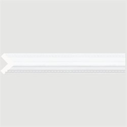 Багет интерьерный Ионики C45(1)/W27 Угол 45, цв. Белый мат/15 - фото 88812
