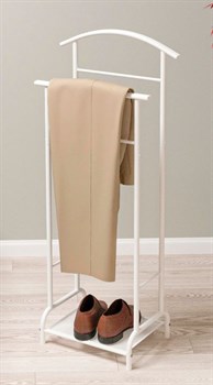 Вешалка костюмная РИМИНИ 2, белый 47х30х108,5см ВКР2 Б - фото 88958