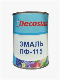 Эмаль DECOSTAR ПФ-115 вишневая 0,9кг 18607-14 - фото 89700