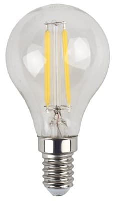 Лампа светодиодная ЭРА F-LED P45-5W-827-E14 - фото 9030