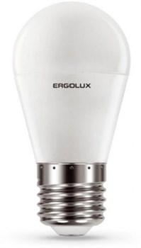 Лампа светодиодная ERGOLUX Шар LED-G45-11W-E27-4K 13631 - фото 92242