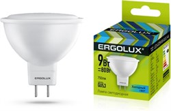 Лампа светодиодная ERGOLUX LED-JCDR-9W-GU5.3-4K 13625 - фото 92254