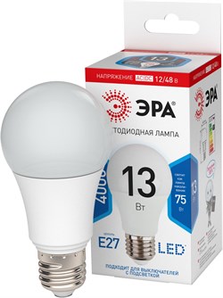 Лампа светодиодная ЭРА F-LED A60-13W-840-E27 3024 - фото 92709