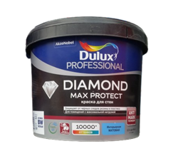 Краска Dulux Professional Diamond Max Protect мат BW 2,5л 5539642 - фото 94441