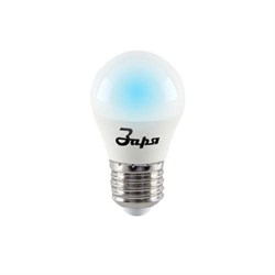 Лампа светодиодная Заря G45 10W E27 6400K эконом - фото 94936
