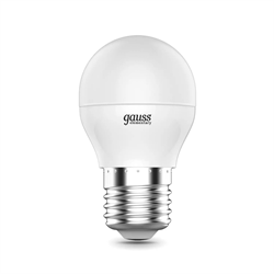 Лампа Gauss LED Elementary Globe 8W E27 4100K 53228 - фото 95100