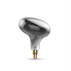 Лампа Gauss LED Filament FD180 6W E27 Gray flexible 2400K 165802008 - фото 95426