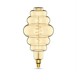 Лампа Gauss LED Filament Honeycomb 8,5W E27 Golden 2000K 161802105 - фото 95460