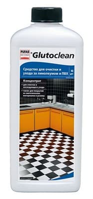 Средство PUFAS Glutoclean для очистки и ухода за линолеумом и ПВХ 4*1л - фото 9566