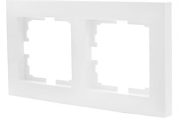 Рамка LEZARD VESNA 2-ая горизонтальная, белая 742-0200-147 - фото 95676