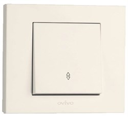 Выключатель OVIVO GRANO 2-сторонний проходной крем 400-020200-209 - фото 96192