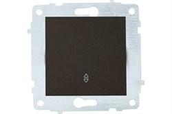 Выключатель OVIVO проходной черный металлик 600-000217-209 - фото 96200