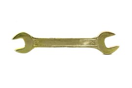 Ключ СИБРТЕХ рожковый 13*14мм желтый цинк 14306