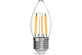Лампа GAUSS LED Filament Свеча 11W E27 830 lm 4100K 103802211