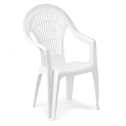 Кресло для сада VEGA белое 42320450