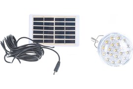 Лампа GAUSS LED A60 3W 130Lm 4000K с солнечной панелью 902102203
