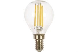 Лампа GAUSS LED Filament Шар 9W 710Lm 4100К Е14 105801209