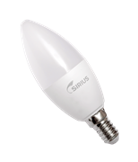 Лампа светодиодная SIRIUS LED Deco C37 9W E14 4000K 175-265V