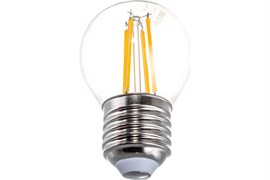 Лампа GAUSS LED Filament Шар 5W E27 420Lm 2700K диммируемая 105802105-D