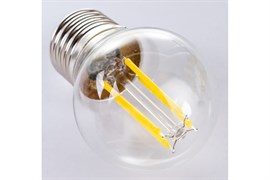 Лампа GAUSS LED Filament Шар 5W E27 450Lm 4100K диммируемая 105802205-D
