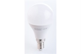 Лампа GAUSS LED Elementary Шар 12W 950lm E14 6500K 53132
