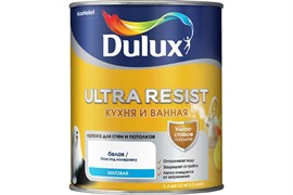 Краска Dulux Ultra Resist Кухня и ванная мат BС 4,5л 5255573
