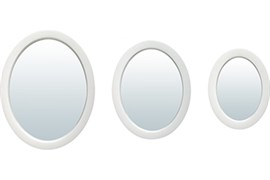 Комплект декоративных зеркал QWERTY Неаполь (3 шт) D 26/20/15 см 74068