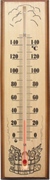 Термометр ВИКТЕР ПЛЮС Сувенир для сауны основание дерево 80*300мм ТС №1