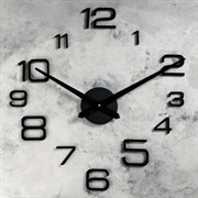 Часы-наклейка DIY Мита чёрные (+механизм) 120см 4141503