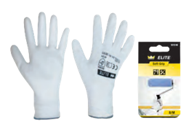 Перчатки MAKO PU Soft-Grip 10/XL белые вязаные из полиэстра с полиуретановым покрытием 951010