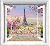 Фотообои НИКА За окном Париж 196*210 12 листов