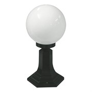 Светильник SFERA шар D200 Opal ребристый на стойке шестигранник 255-15820