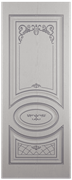 Полотно ЛЕСКОМ дверное Экшпон Новелла ясень серый/серебро глухое 80