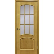 Полотно ОМИС дверное Капри (кора бронза) ПОС 600*2000*40 дуб тонированный под орех