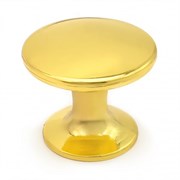 Ручка-кнопка мебельная SOLLER 306C золото d-24мм (1200,10)
