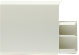 Плинтус WINART с съемной панелью 2,2м 100мм 10318 Белый матовый