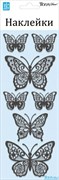 Элемент декоративный ROOM DECOR Мерцающие бабочки черные-мини RKA 7403
