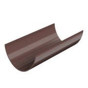 Желоб VERAT 125мм коричневый 3м 1058