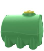 Емкость KSC горизонтальная цилиндрическая 300 литров (зеленая) 40-283