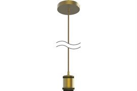 Светильник GAUSS LED Decor подвесной бронзовый E27 1м PL022