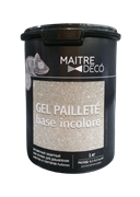 Лак MAITRE DECO GEL PAILLETE BASE INCOLORE основа для глиттера 1л MD GP-BC-10