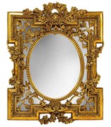 Зеркало с обрамлением Богемия 600*1000 золото