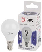 Лампа светодиодная ЭРА LED smd P45-7w-860-E14 0324