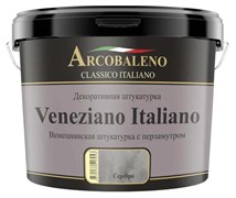 Штукатурка декоративная Arcobaleno Veneziano Italiano база: серебро 3 кг A131NK03