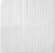 Панель вспененный ПЭТ Мозаика белая 700х700 мм