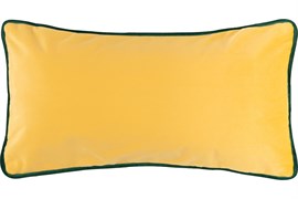 Подушка декоративная MOROSHKA Shangri La 45х20см, потайная молния, желтый+зеленый D02-50